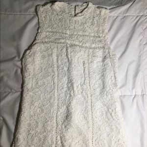 White lace dress